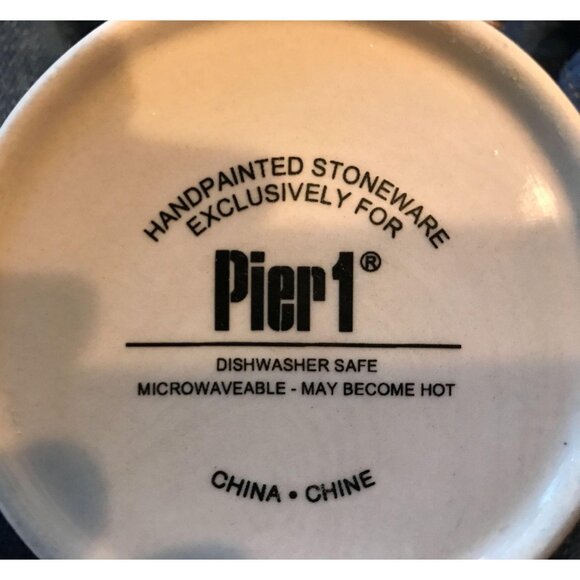 Zebra 3D head handle coffee mug by Pier One Imports, handpainted, oversized! - Picture 5 of 5